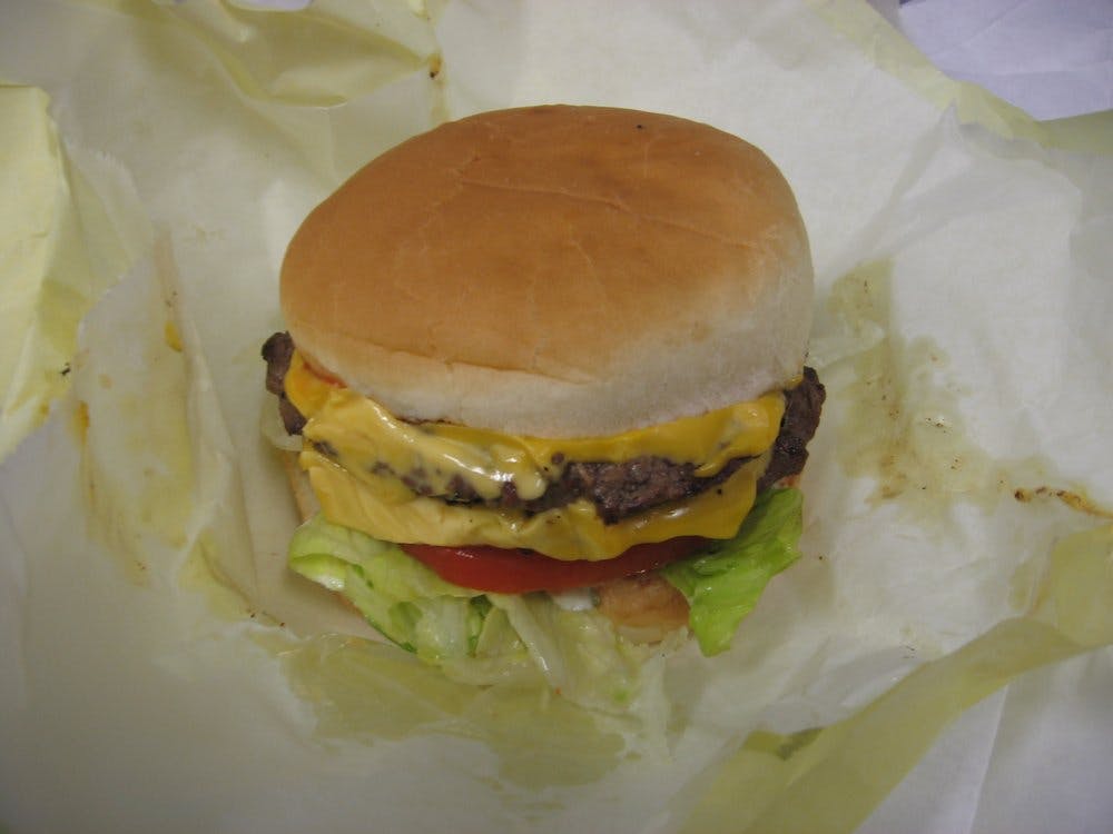Order Cheeseburger - 1/4 lb. food online from Last Chance Restaurant store, Santa Clara on bringmethat.com