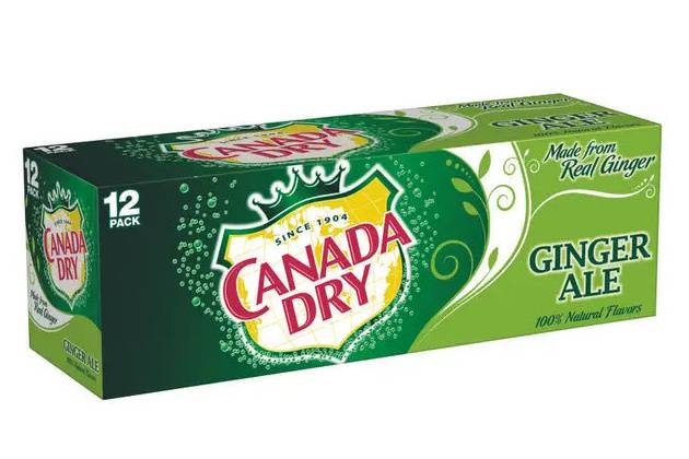 Order Canada Dry Ginger Ale Can (12 oz) food online from To & Go Grocery store, Northbrook on bringmethat.com