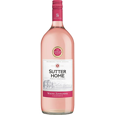 Order Sutter Home White Zinfandel Wine  750 ml Bottle food online from Chevron Extramile store, Castro Valley on bringmethat.com
