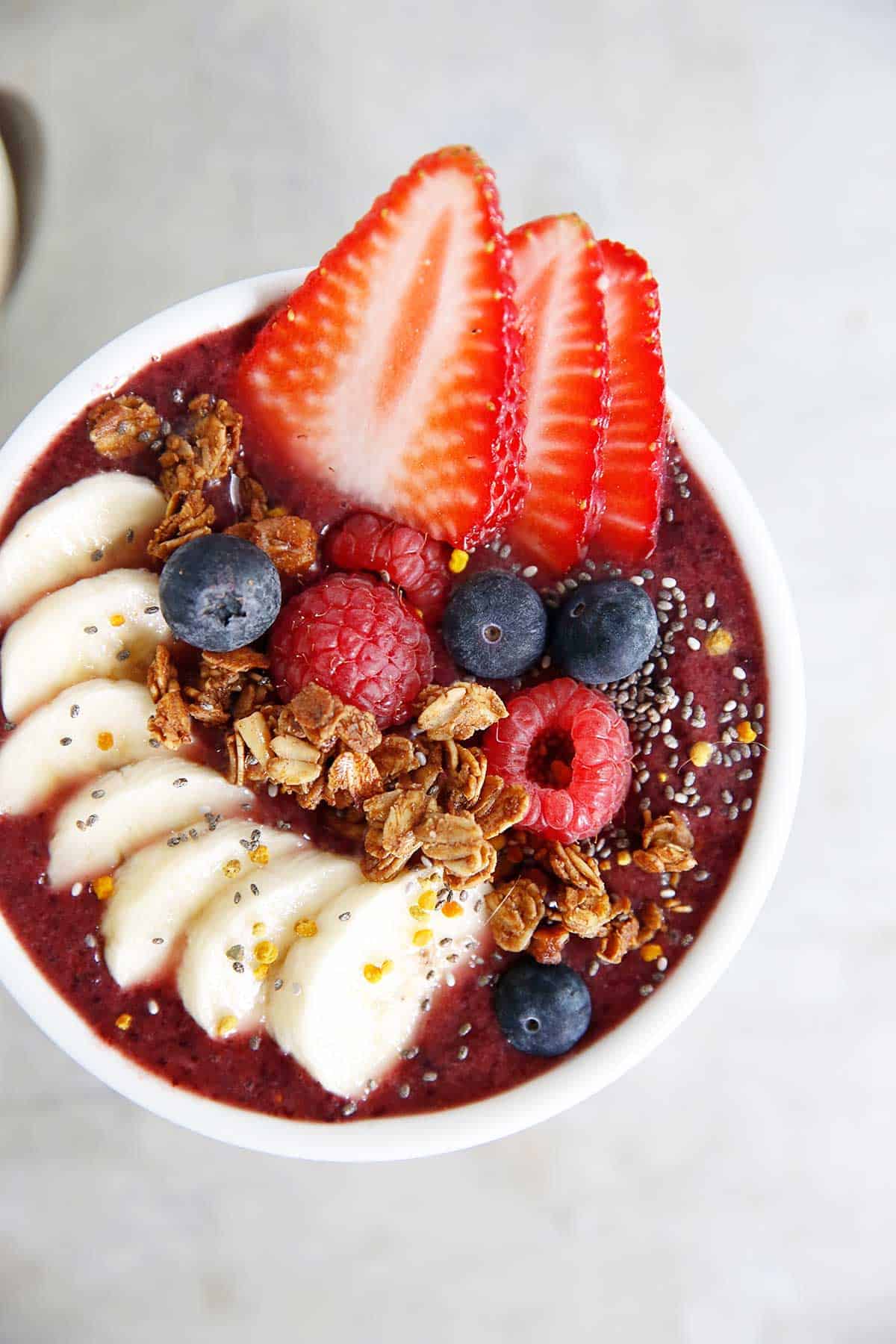 Order The Brazilian Acai Bowl food online from Tastefully Yours Cafe store, Coraopolis on bringmethat.com
