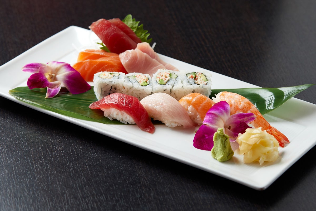 Order SUSHI & SASHIMI COMBINATION food online from Benihana store, Anchorage on bringmethat.com