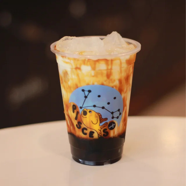 Order Tiger Black Sugar food online from Pisces Cafe Boba & Tea store, Lisle on bringmethat.com