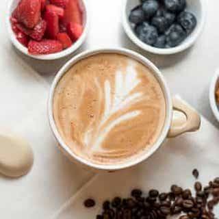 Order Latte food online from Rail Side Cafe store, San Dimas on bringmethat.com