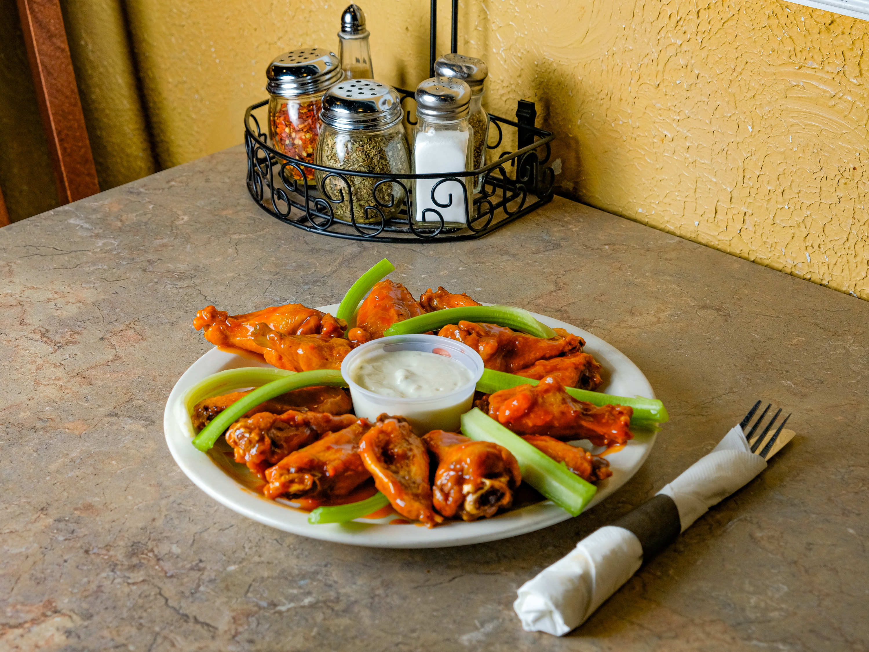 Order Buffalo Wings food online from Vince's Pizza & Restaurant store, Morrisville on bringmethat.com