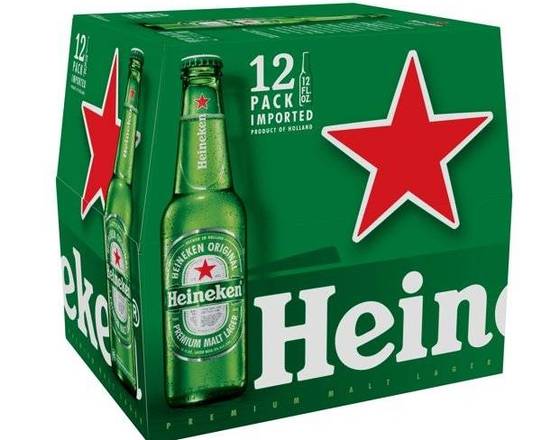 Order Heineken, 12pk-12oz bottle beer (5.0% ABV) food online from Fastrip store, Bakersfield on bringmethat.com