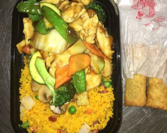 Order C3.Chicken with Mixed Vegetables food online from Panda Garden store, Cookeville on bringmethat.com