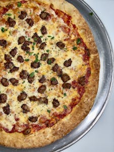 Order Sausage Pizza food online from Apogee Coffee And Draft store, Olathe on bringmethat.com