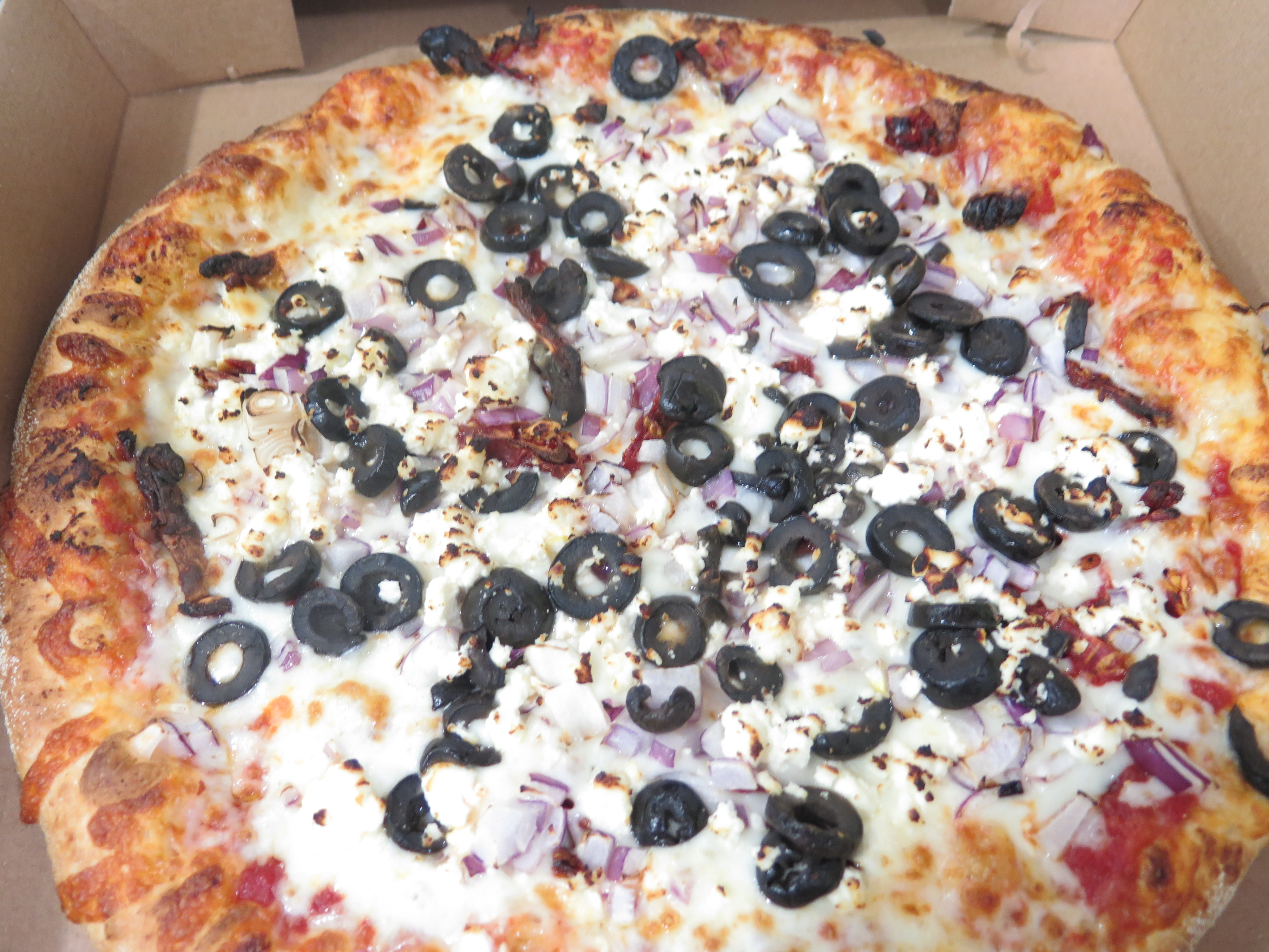 Order Greek Pizza food online from House Of Burrito Chicken & Pizza store, Waldwick on bringmethat.com