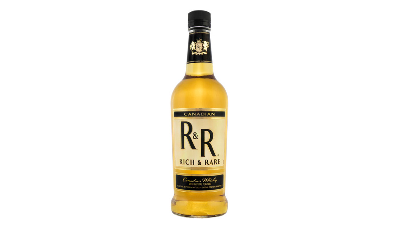 Order R & R Rich & Rare Blended Canadian Whisky 200mL food online from Ocean Liquor store, South Pasadena on bringmethat.com