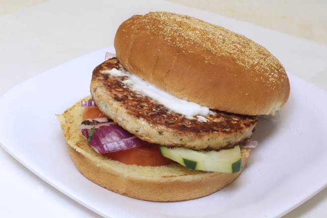 Order Chicken Burger Combo Meal food online from Koko Mediterranean Grille store, Chicago on bringmethat.com