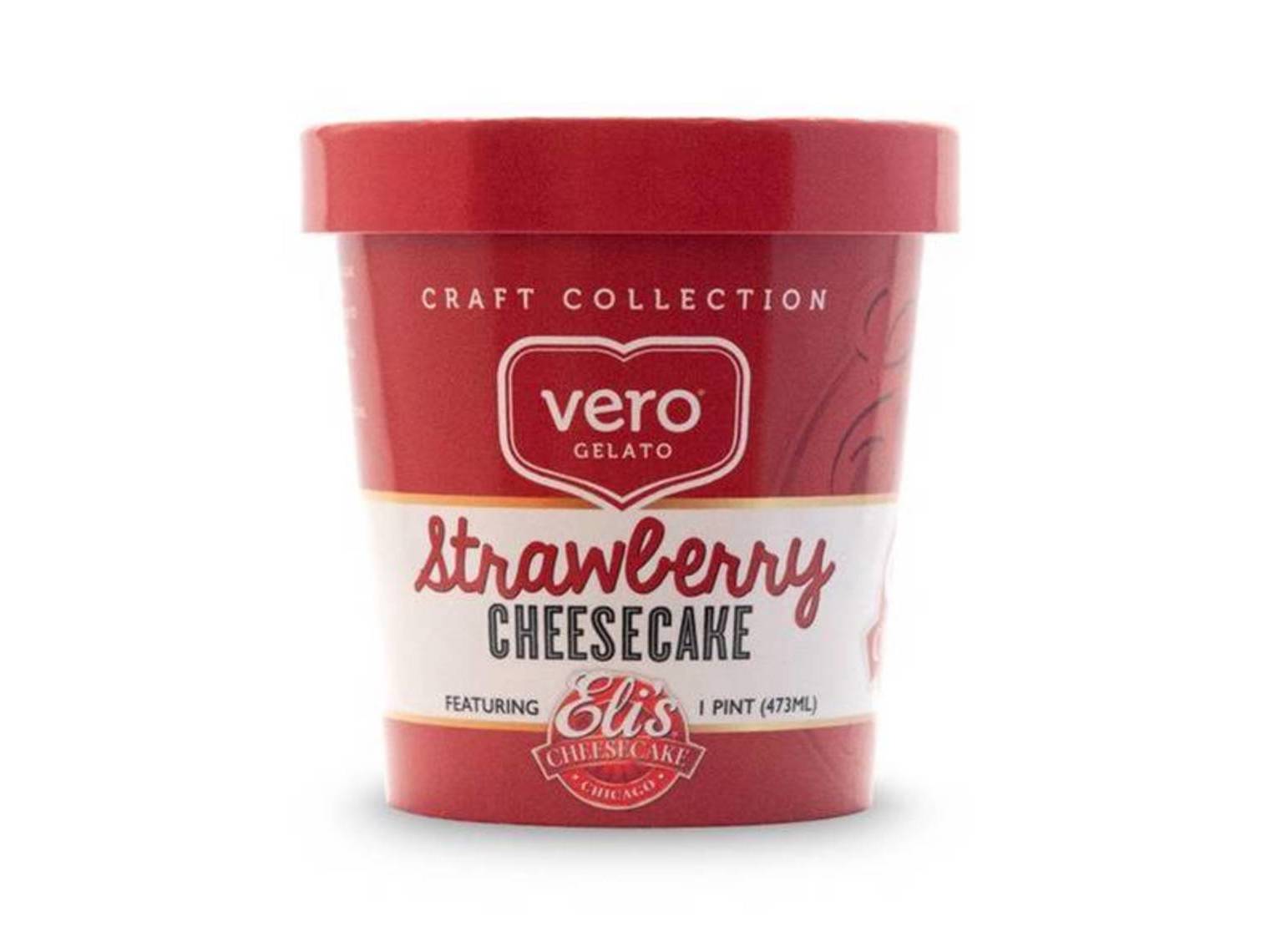 Order Eli's Strawberry Cheesecake food online from Slice Factory store, Chicago on bringmethat.com