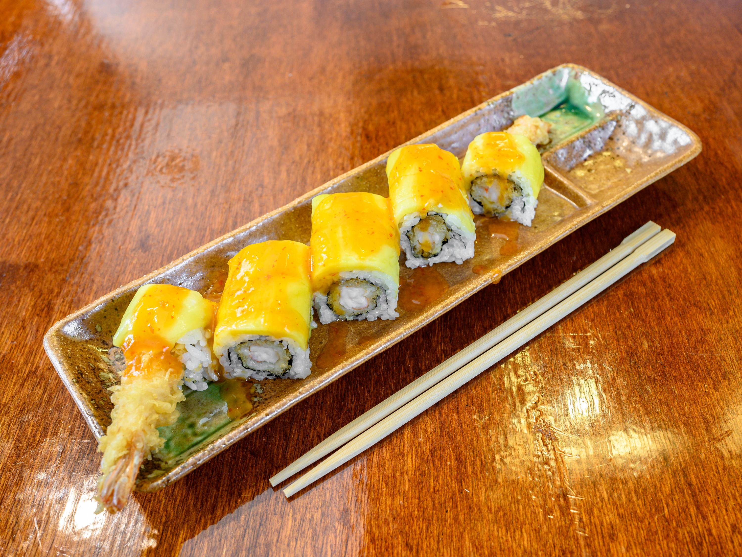 Order Phoenix Special Roll  food online from Sakura Japanese Steakhouse & Sushi Bar store, Henrico on bringmethat.com
