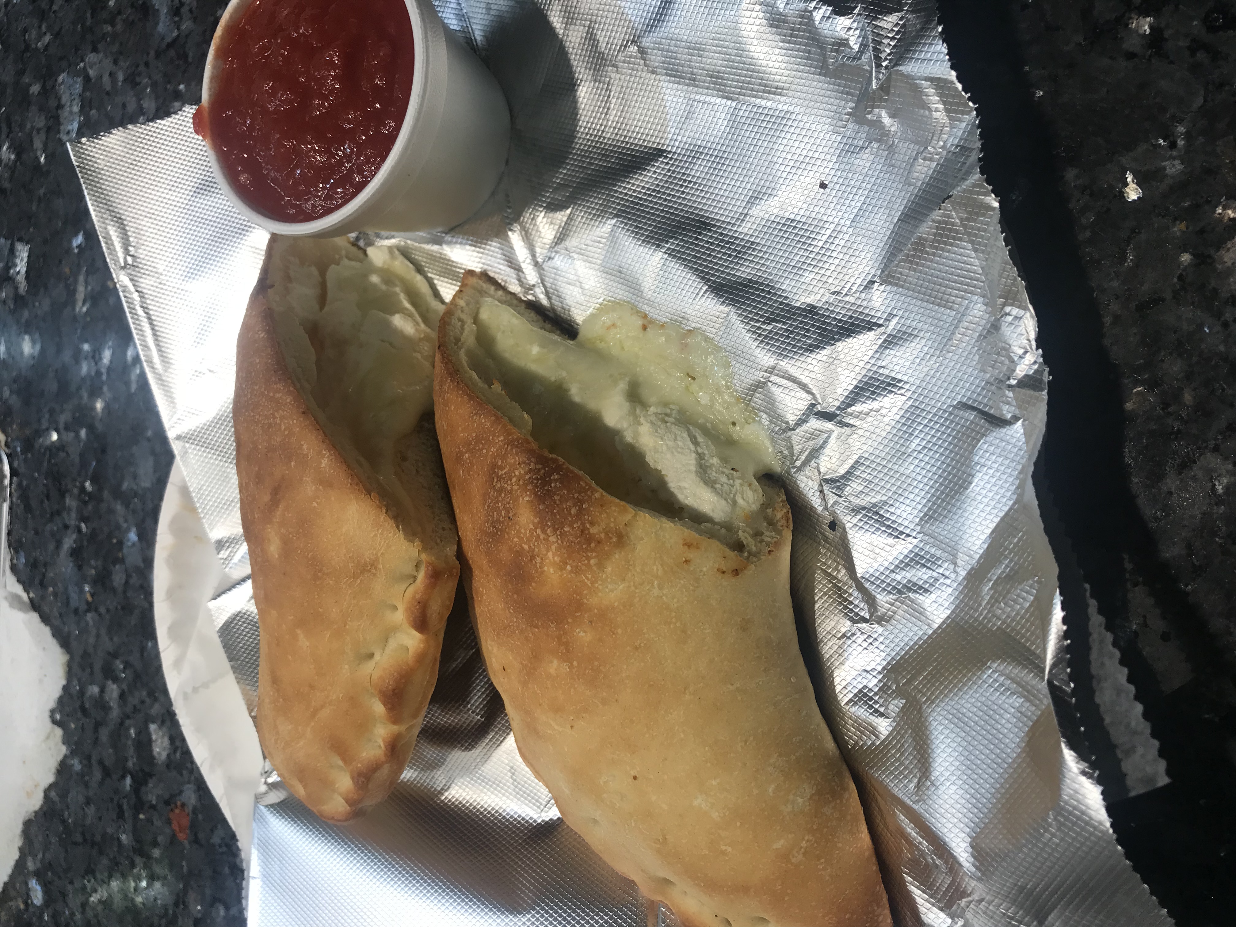 Order Cheese Calzone food online from Little Italy Pizza store, New York on bringmethat.com