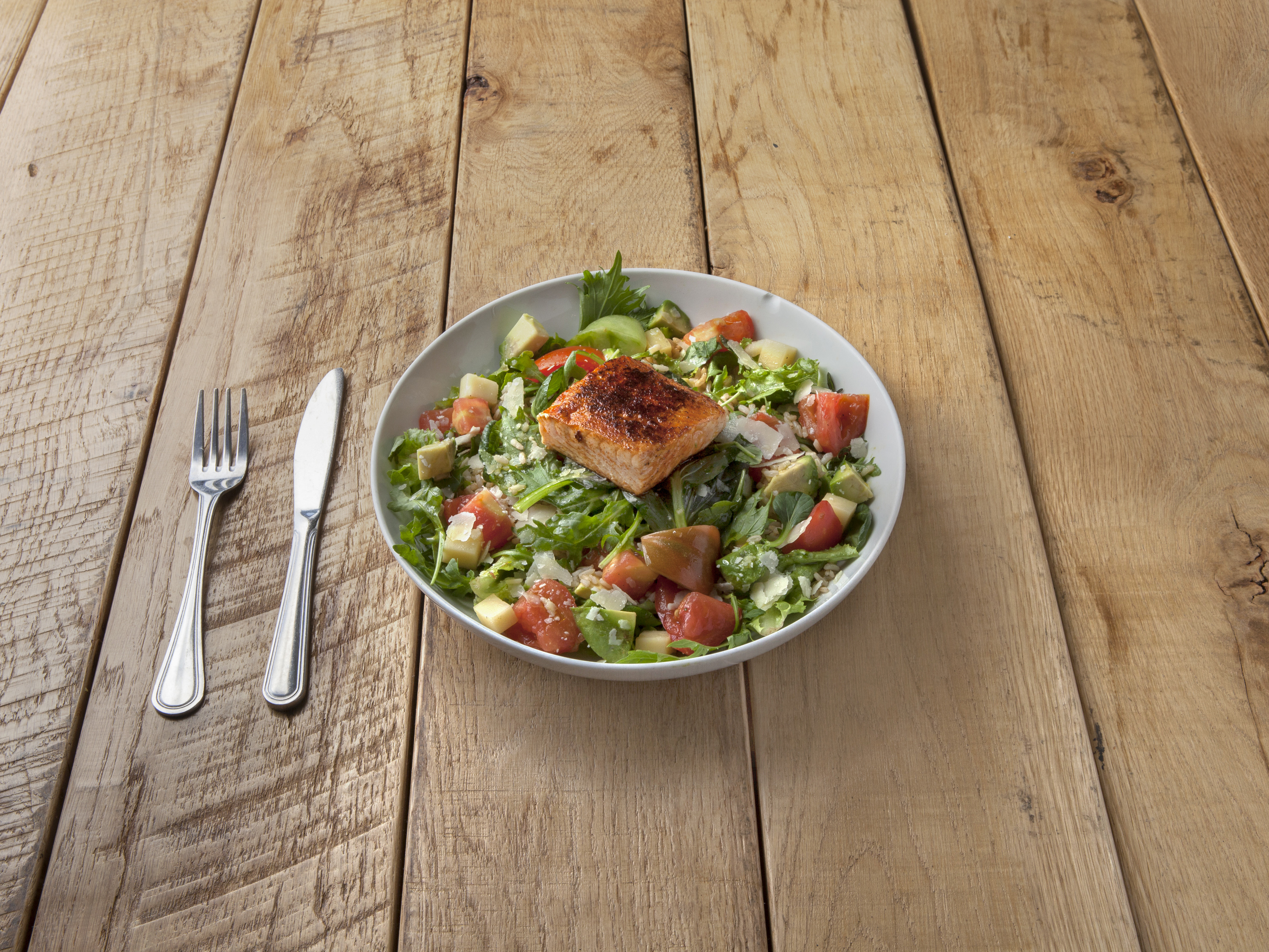 Order Grilled Salmon Bowl food online from Le Bowl store, Santa Monica on bringmethat.com