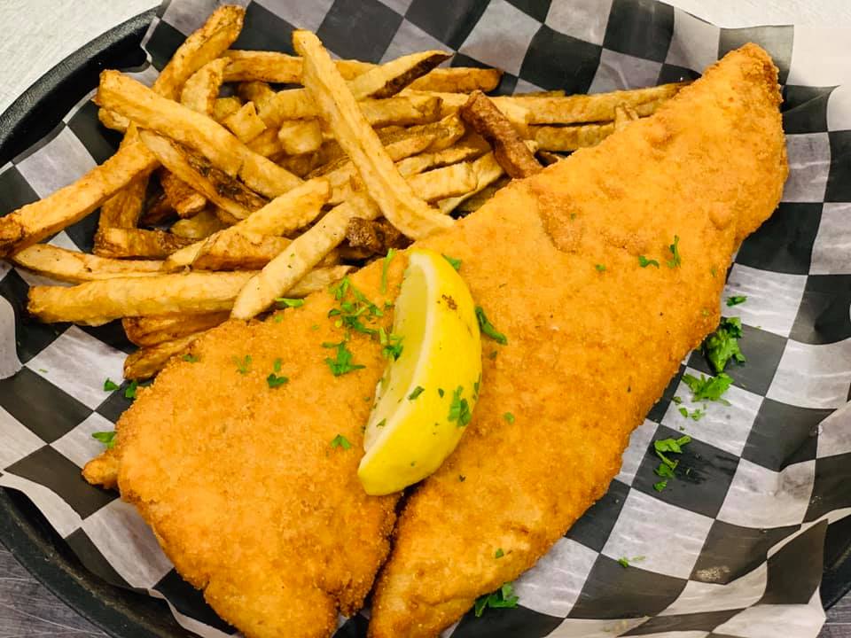 Order Whitefish Dinner food online from Mojo Pub -N- Grill store, Youngstown on bringmethat.com