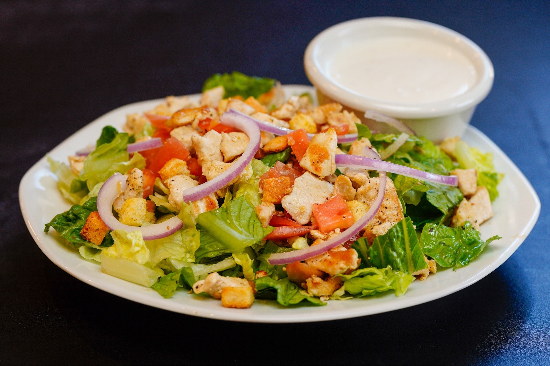 Order Grilled Chicken Salad food online from Wings Over Fort Worth store, White Settlement on bringmethat.com