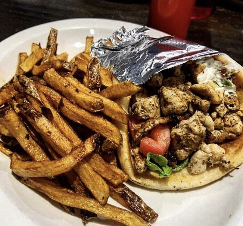 Order Grilled Chicken Pita food online from Mad Greek Cafe store, Charlotte on bringmethat.com