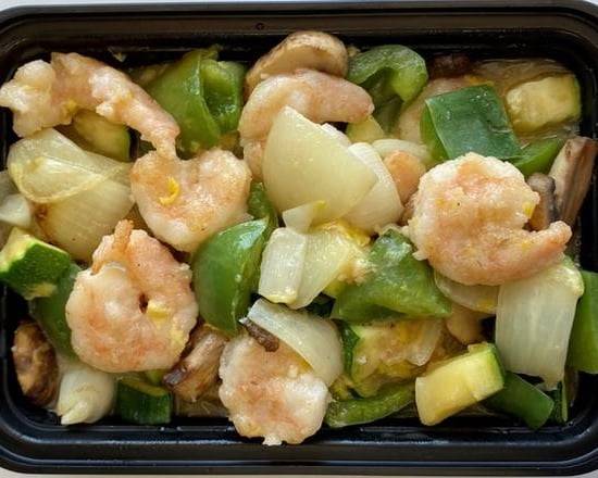 Order Shrimp in Lobster Sauce food online from Little Chef Chinese Takeout @Aztec Food Hub store, San Diego on bringmethat.com