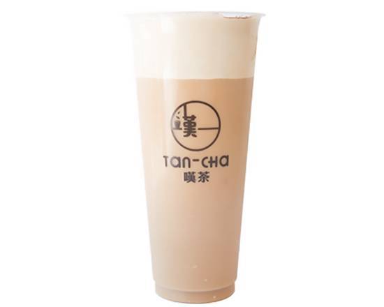 Order Red Jade Milk Tea with Tiramisu Foam  food online from Tan-Cha store, Rowland Heights on bringmethat.com