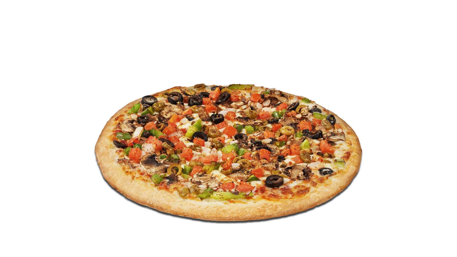 Order Vegetarian Sampler Pizza - Small food online from Gatti's Pizza store, Corbin on bringmethat.com