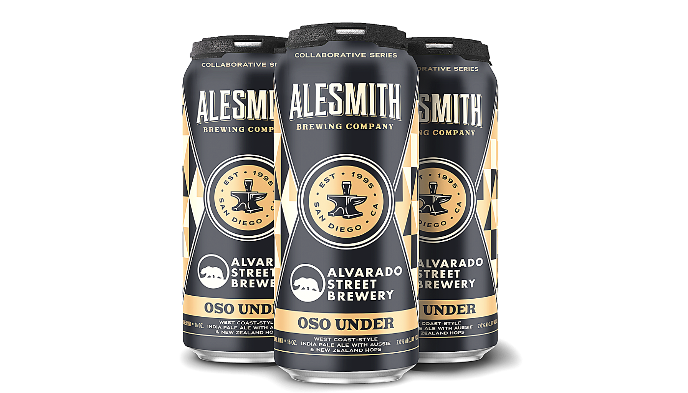 Order AleSmith x Alvarado Street Oso Under West Coast-Style IPA 4 Pack 16 oz Cans 7.0% ABV food online from Plaza Market store, Baldwin Park on bringmethat.com
