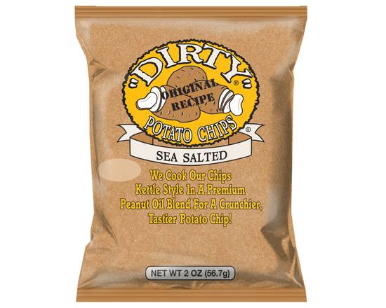 Order Dirty Potato Chips Sea Salt food online from Judys Cafe store, San Diego on bringmethat.com