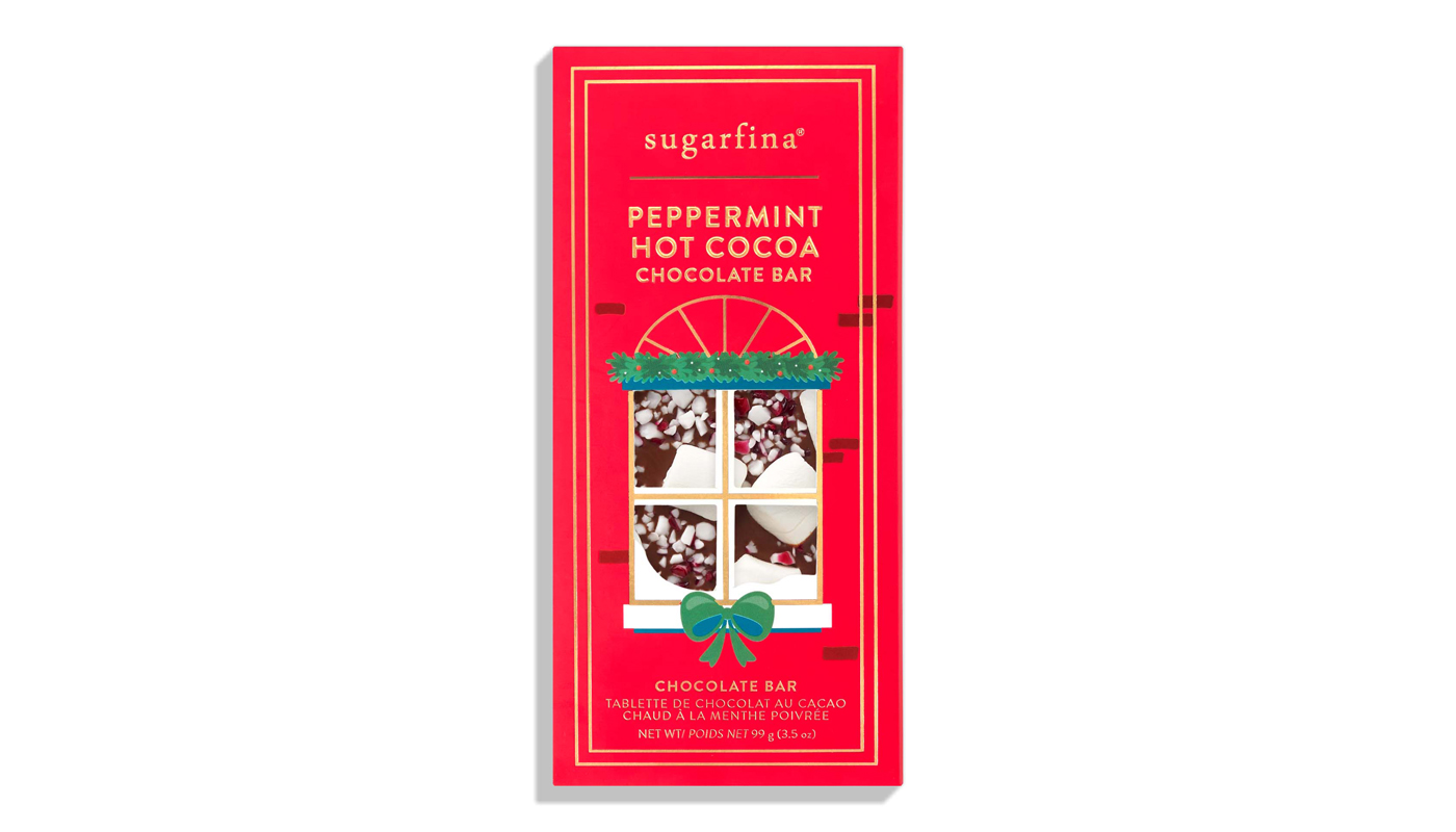 Order Peppermint Hot Cocoa Chocolate Bar food online from Sugarfina store, Culver City on bringmethat.com