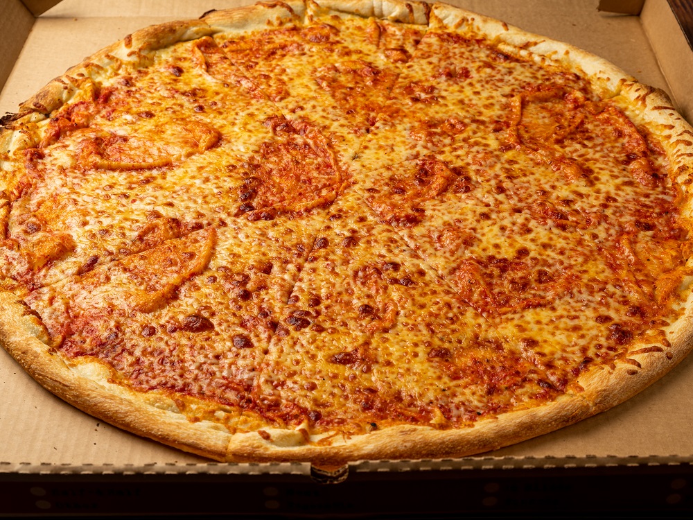 Order 28" Cheese Pizza food online from Benny Ravello store, Charleston on bringmethat.com