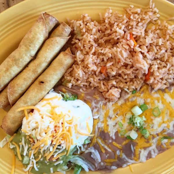 Order Taquitos Dinner food online from Tio's Mexican Food - Day Creek store, Rancho Cucamonga on bringmethat.com