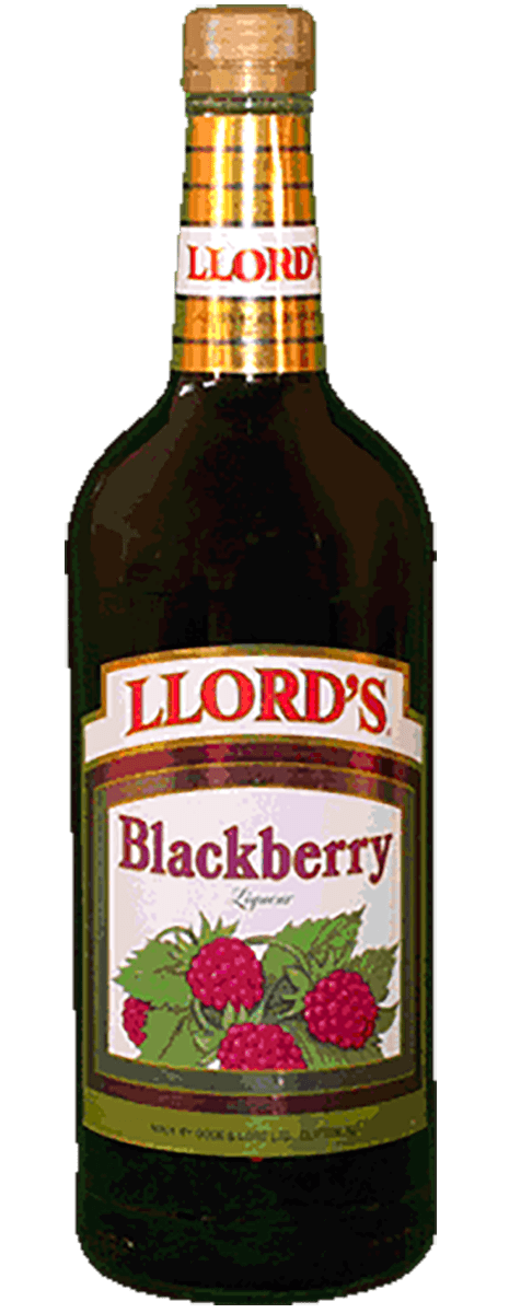 Order LLORD'S BLACKBERRY BRANDY | 375mL. SALE...SALE...SALE...... food online from Shamrock Wines & Liquors store, Bronx on bringmethat.com