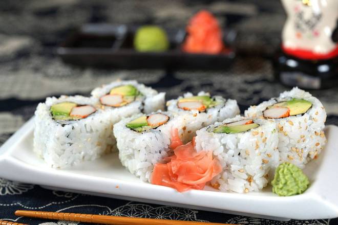 Order Spicy California roll food online from Osaka Sushi & Fresh Smoothies store, Chicago on bringmethat.com