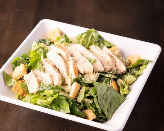 Order Chicken Caesar Salad (Salade Cesar) food online from Bonjour Café store, Columbus on bringmethat.com