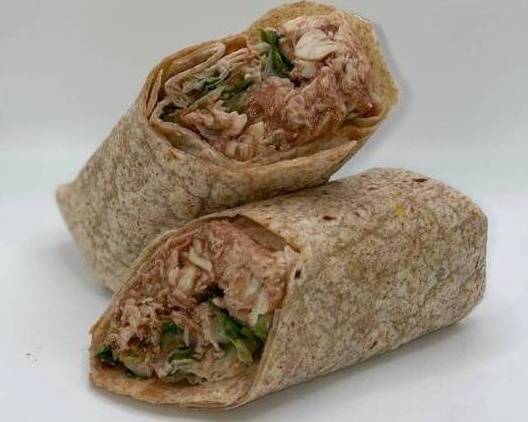 Order Pulled BBQ Chicken Wrap food online from Fialkoff Kosher Pizza store, Lawrence on bringmethat.com