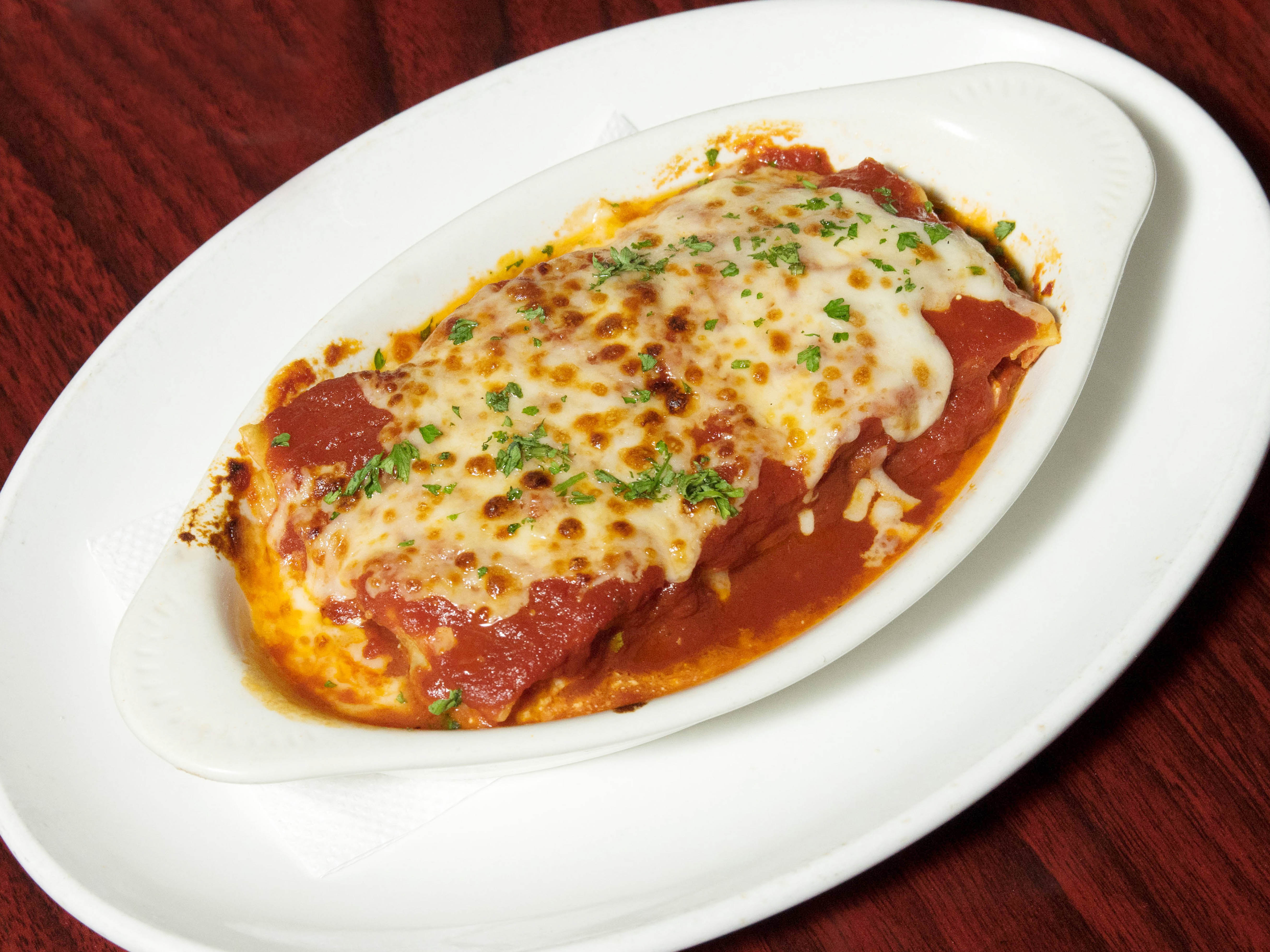 Order Our Specialty Lasagna food online from Nicolosi's Italian Restaurant store, San Diego on bringmethat.com