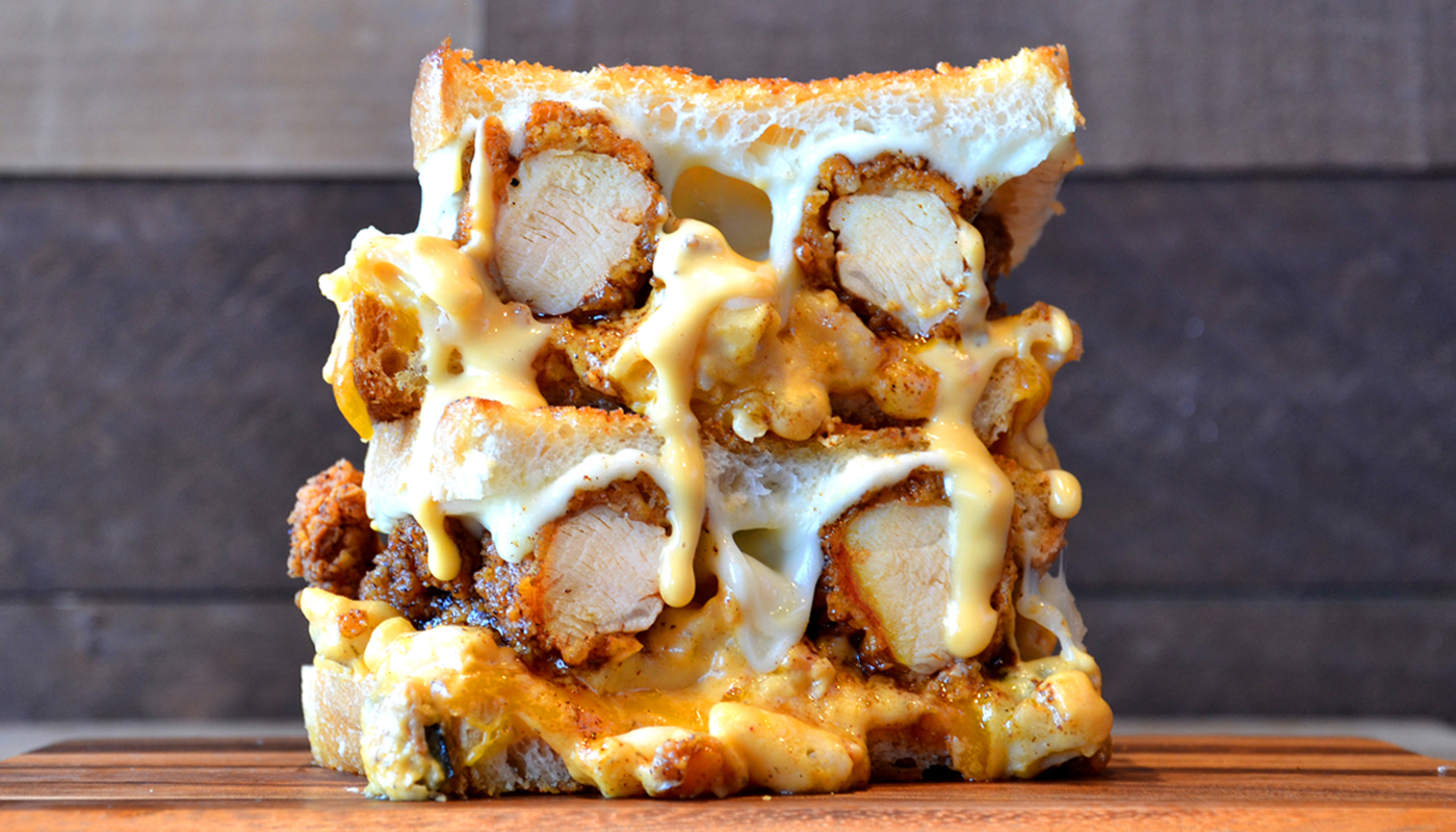 Order Fan Favorite! Nashville Hot Chicken Grilled Cheese food online from American Grilled Cheese Company store, Avondale on bringmethat.com