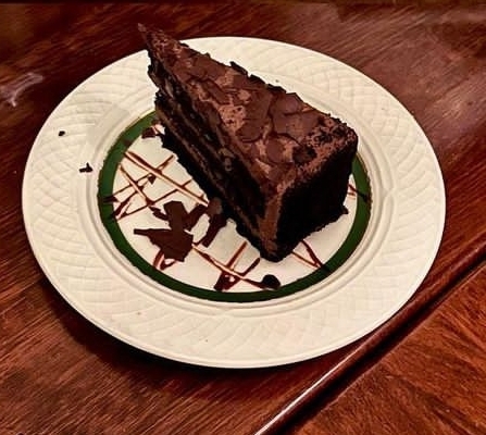 Order Old Fashion Chocolate Cake food online from Il Corallo Trattoria store, New York on bringmethat.com