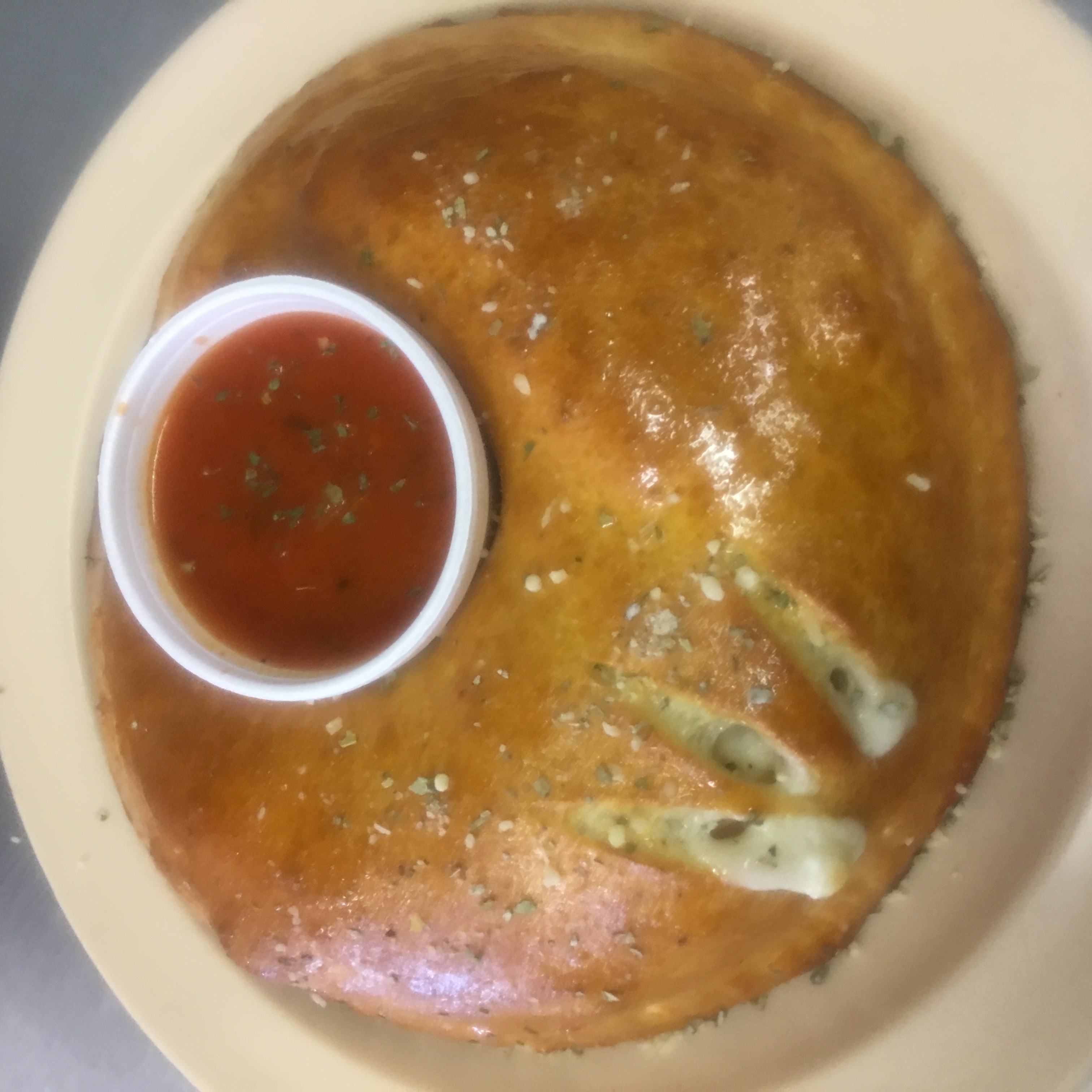 Order Double Cheese Calzone food online from Massino Pizzeria store, Arvada on bringmethat.com