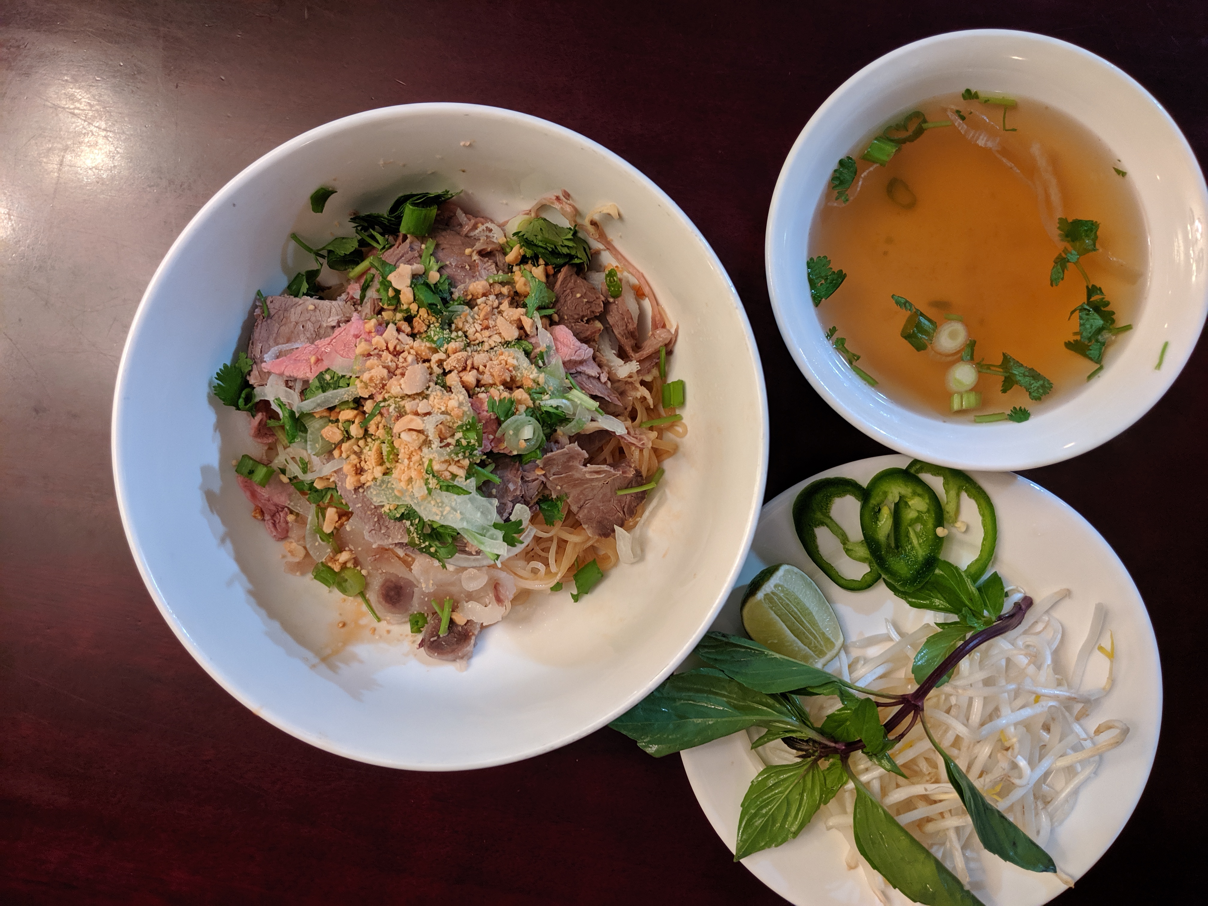 Order P19. Dry Pho food online from Bac Lieu Restaurant store, San Francisco on bringmethat.com