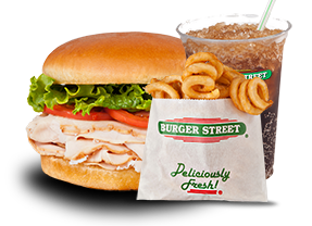 Order Giant Turkey Deluxe Combo food online from Burger Street 14 store, Hurst on bringmethat.com