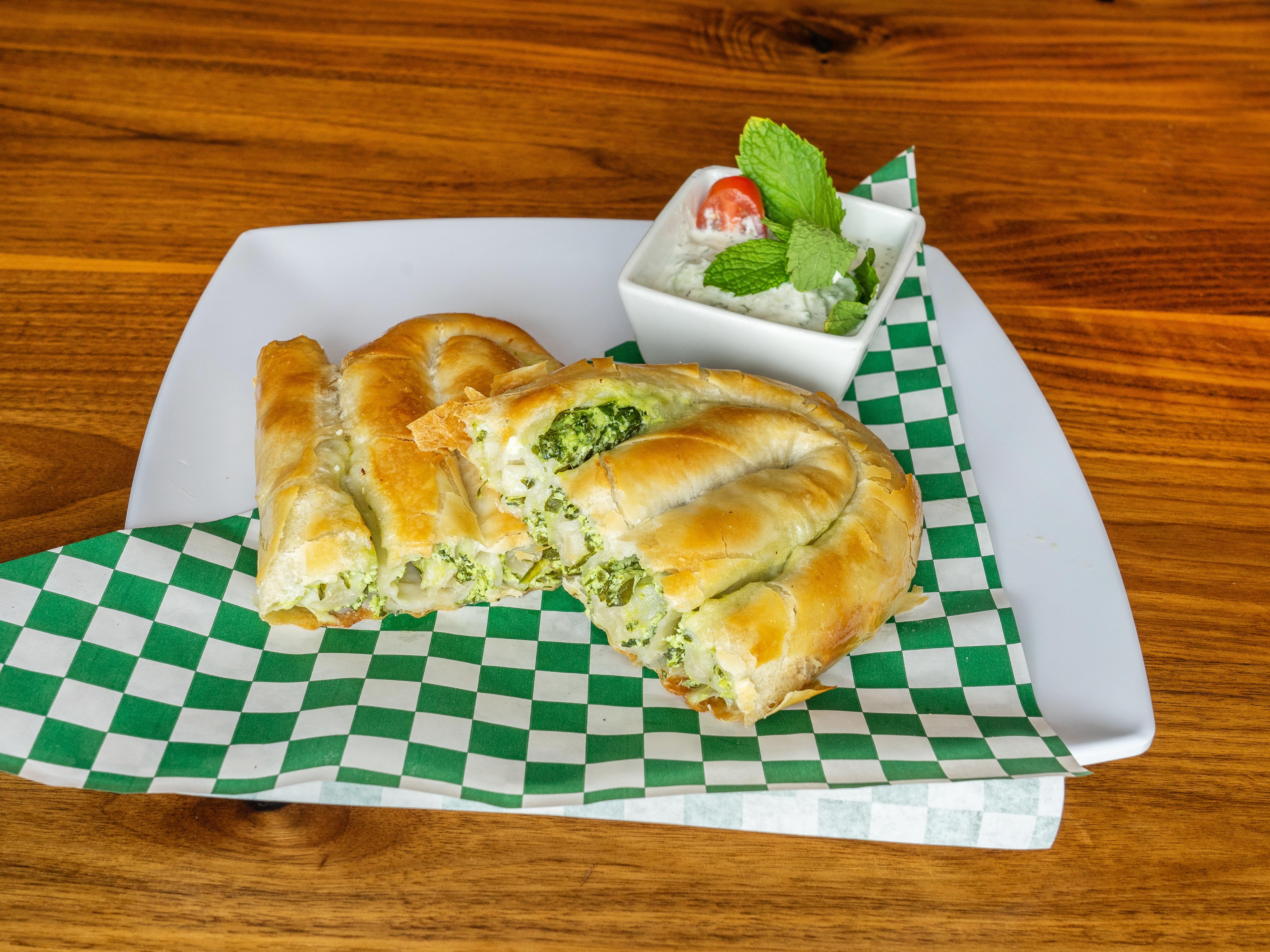Order Spinach Burek food online from Sofra Urbana store, Fountain Valley on bringmethat.com