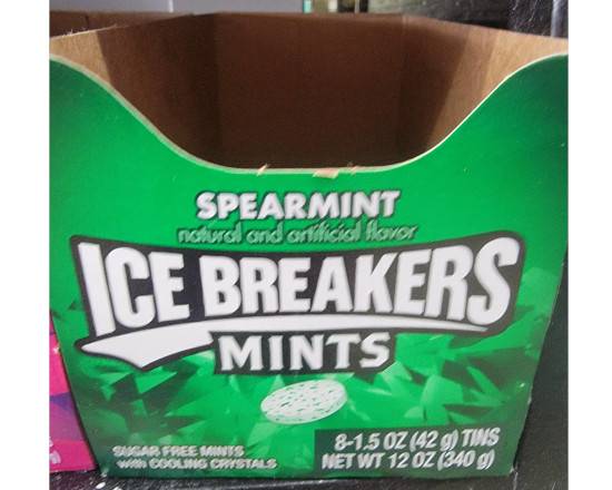 Order Ice breakers (spearmint) food online from Hub Market & Deli store, San Diego on bringmethat.com