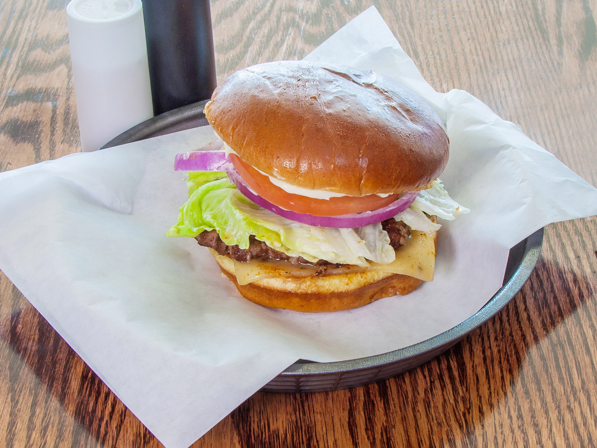 Order Cajun Jack Burger food online from Burger City store, Lisle on bringmethat.com