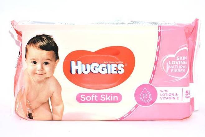 Order Huggies Soft Skin 56 ct  food online from Starway Liquor store, Bell Gardens on bringmethat.com