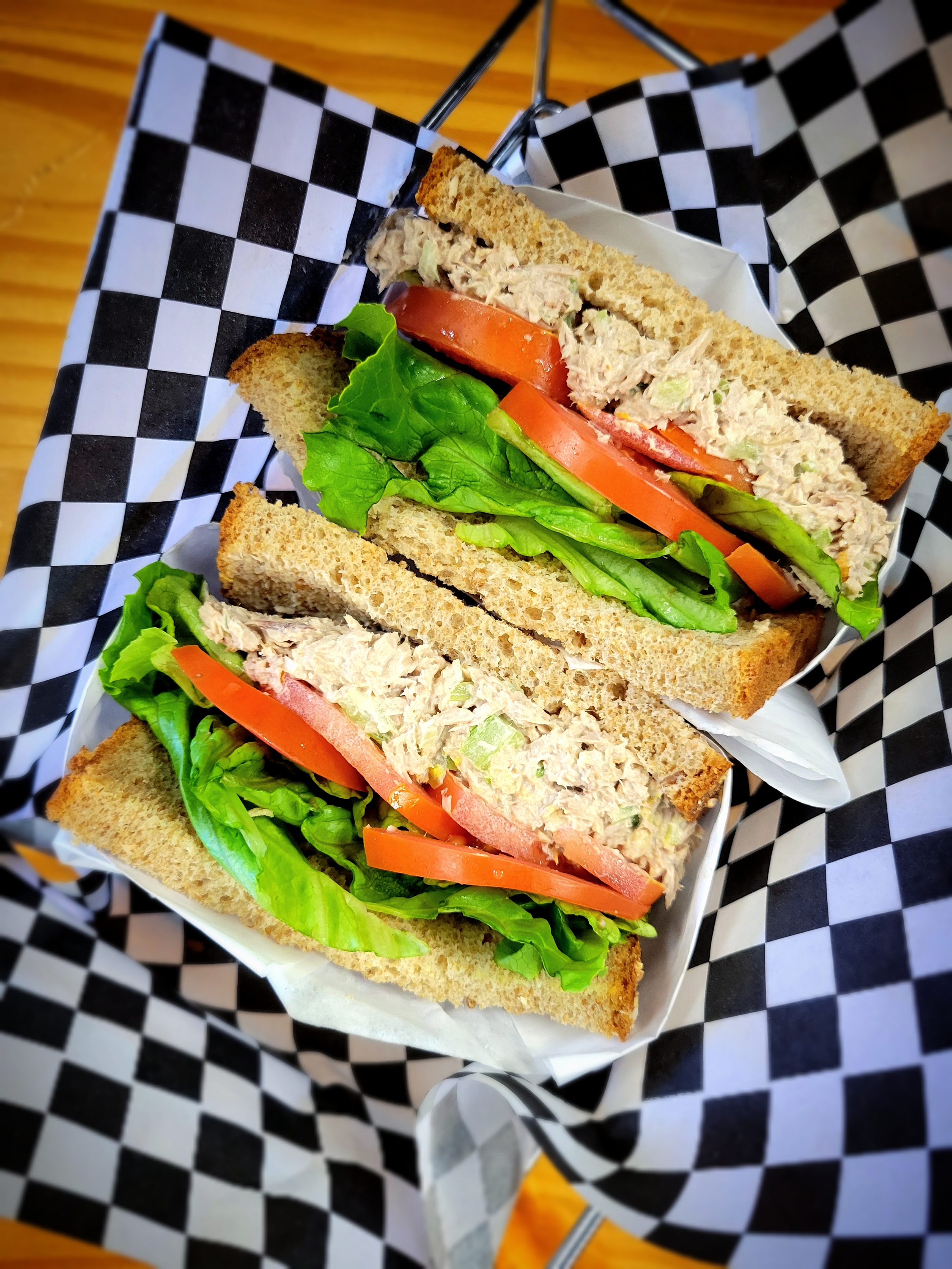 Order Tuna Salad Sandwich food online from Oasis Deli store, San Jose on bringmethat.com