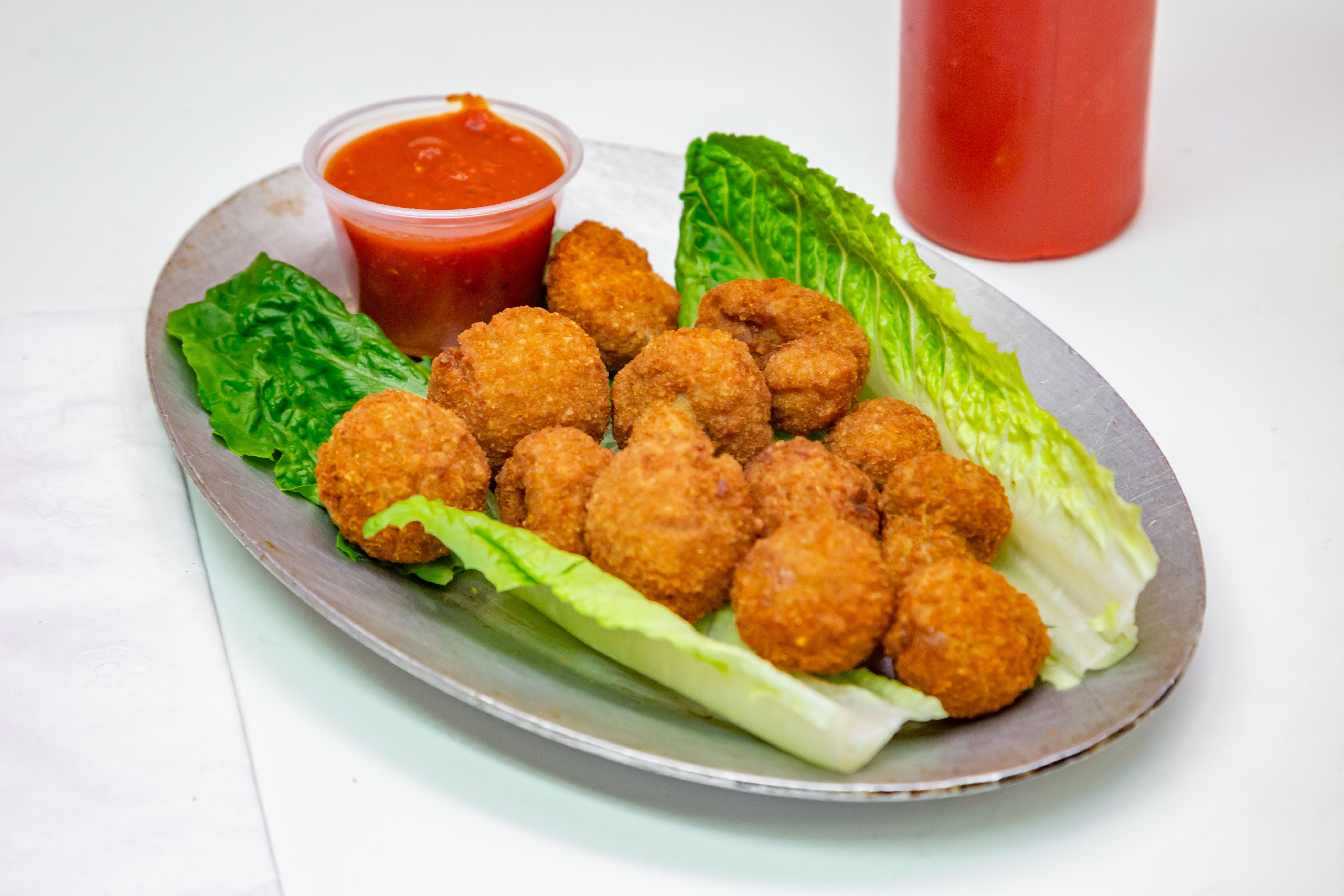 Order Breaded Mushrooms - Side food online from Benny's Pizza store, Chicago on bringmethat.com