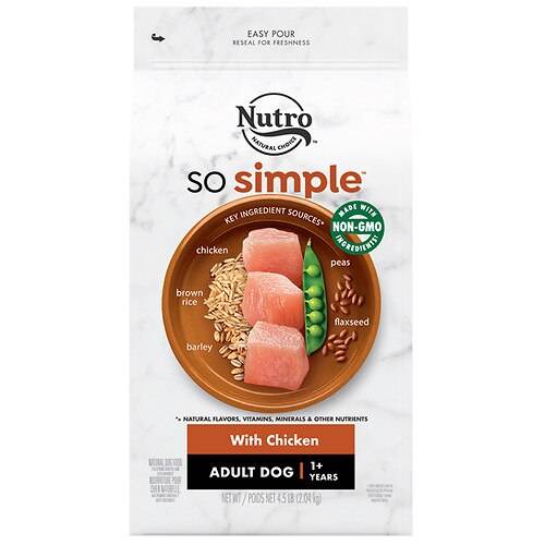 Order Nutro So Simple Adult Dog Food With Chicken - 4.5 lb food online from Walgreens store, Green Cove Springs on bringmethat.com