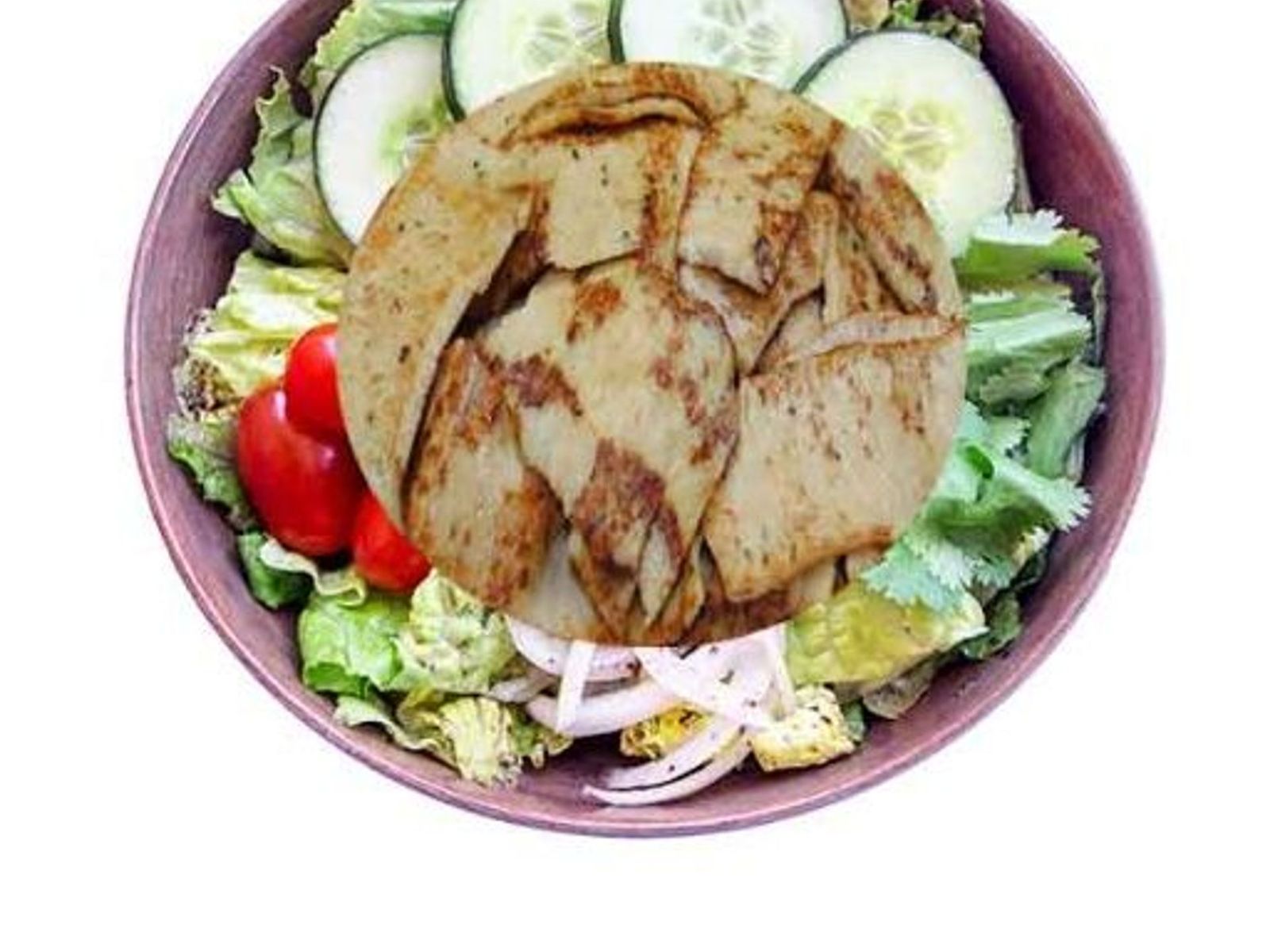 Order MEDITERRANEAN SALAD w/ CHICKEN GYROS food online from Chicago Gyros store, Phoenix on bringmethat.com