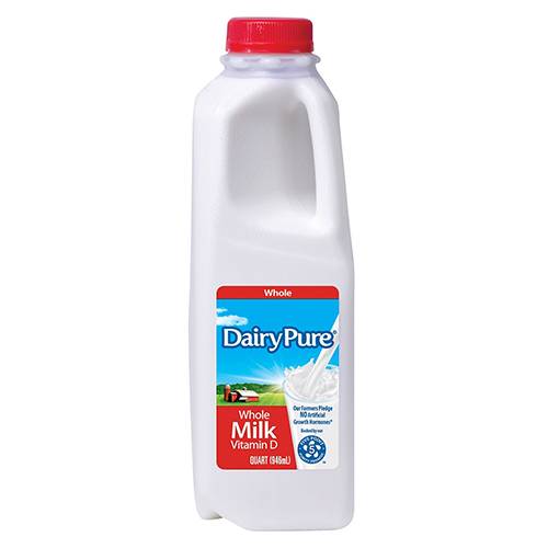 Order Milk Whole - 1 Quart/Single food online from Bottle Shop & Spirits store, Los Alamitos on bringmethat.com
