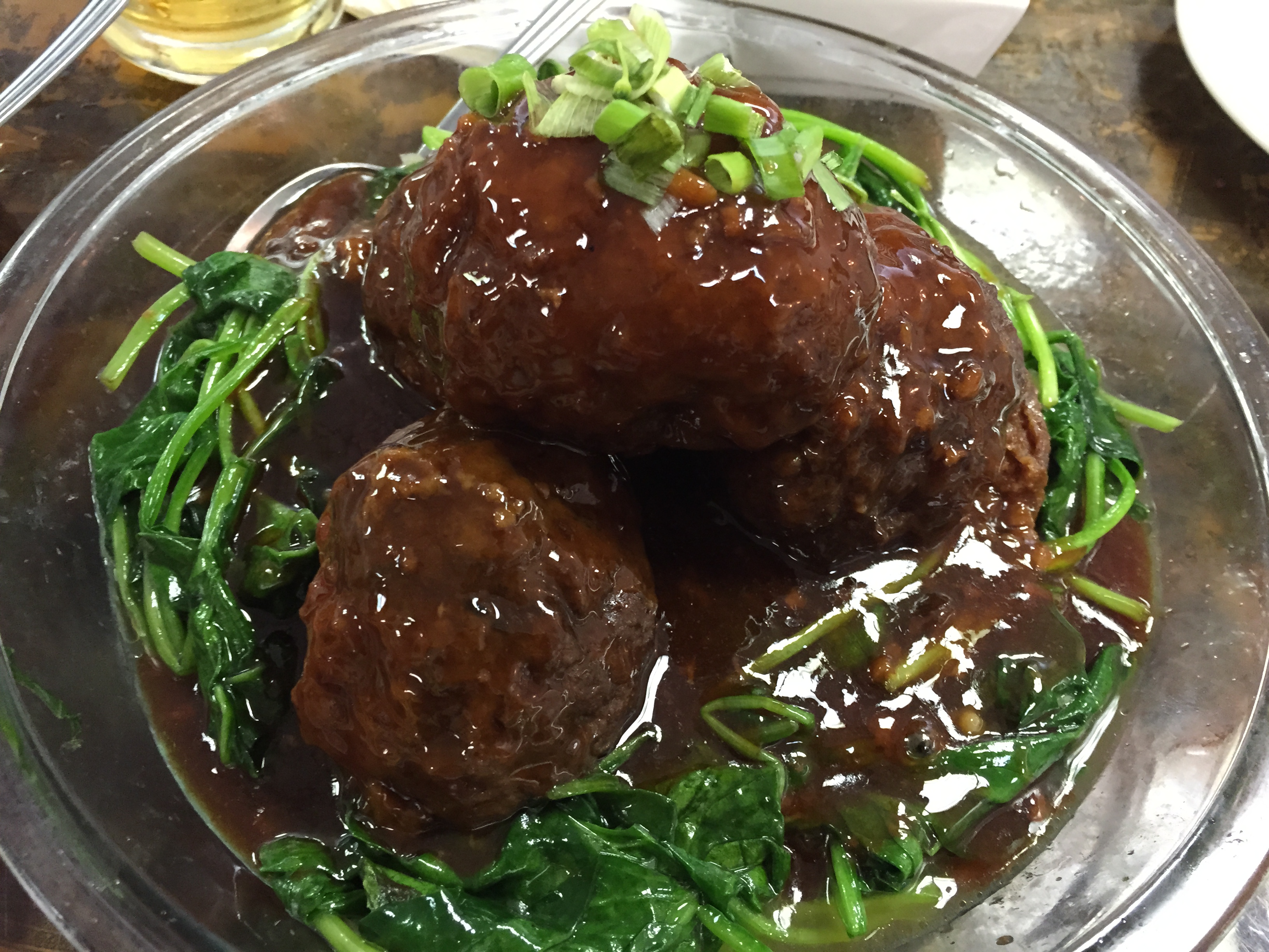 Order Stewed Pork Ball with Vegetables food online from Deluxe Green Bo Restaurant store, New York on bringmethat.com