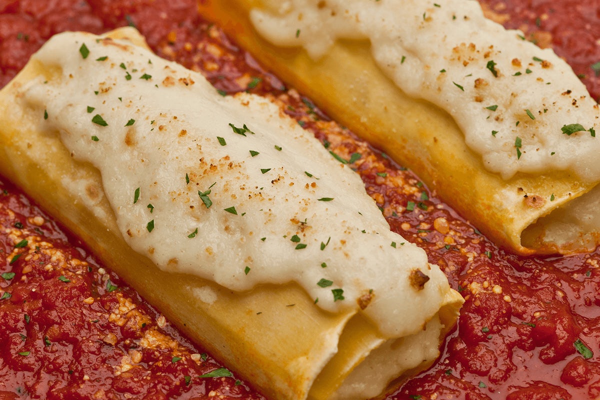 Order Cheese Manicotti food online from Buca di Beppo store, Encino on bringmethat.com